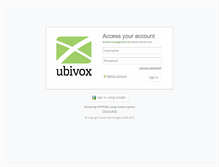 Tablet Screenshot of bulow-management-as.clients.ubivox.com
